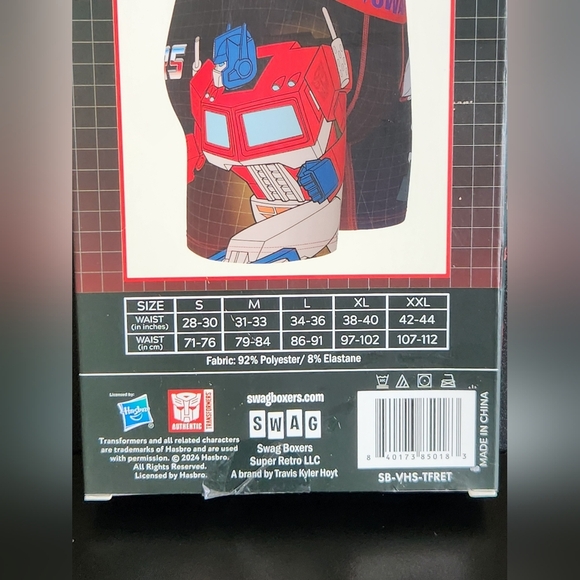 Transformers Men's Boxer Briefs- Medium NIB - Picture 3 of 3